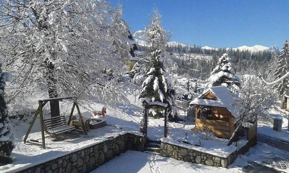 Domek Goralski Na Pastwisku Ciche Małe Exteriör bild
